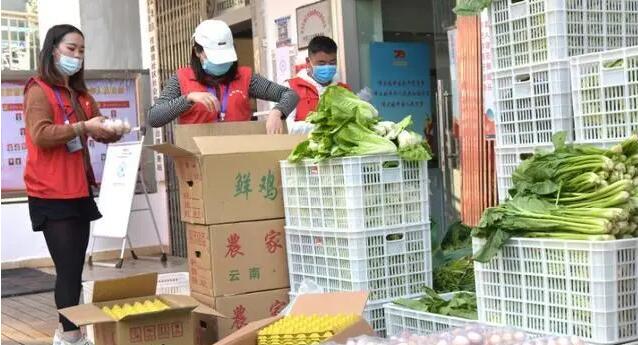 深圳送菜公司了解到社区蔬菜直销点守护居民“菜篮子”